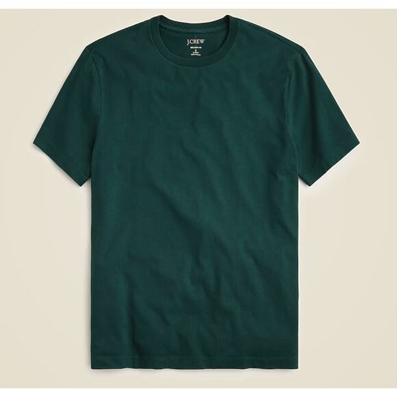 J Crew Mens Classic Broken In T Shirt XL Green NWT Tee Shirt CI165 J.Crew - Picture 1 of 6
